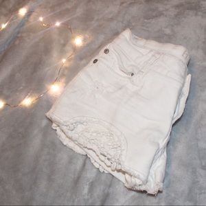 Hippie laundry jean shorts